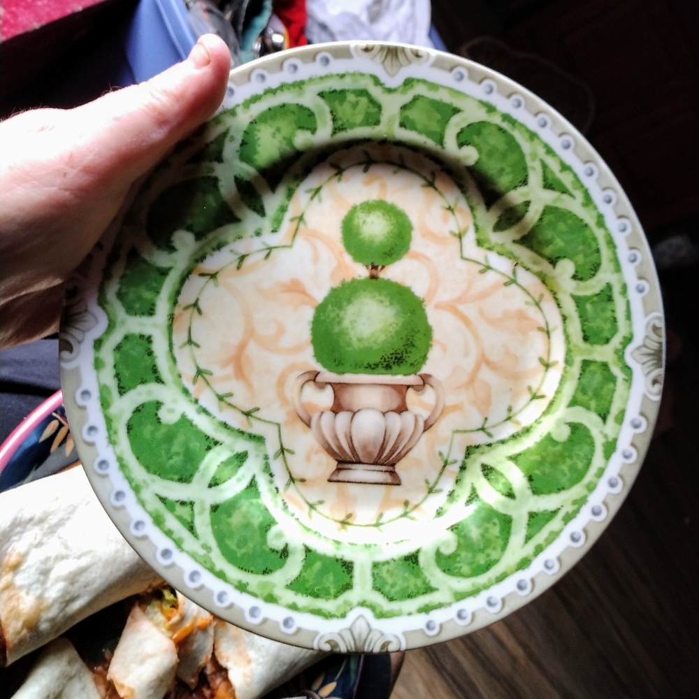 Vintage Andrea by Sadek Hedge Wood Plate